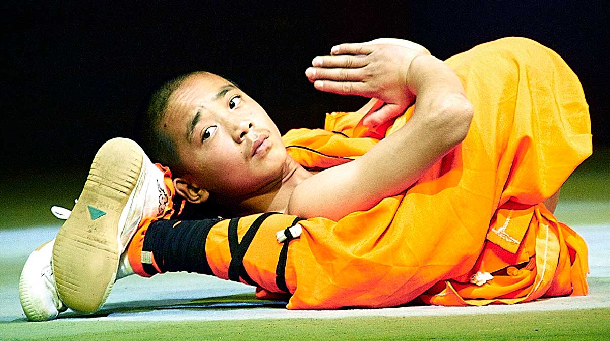 A Shaolin Monk Shows Self Discipline